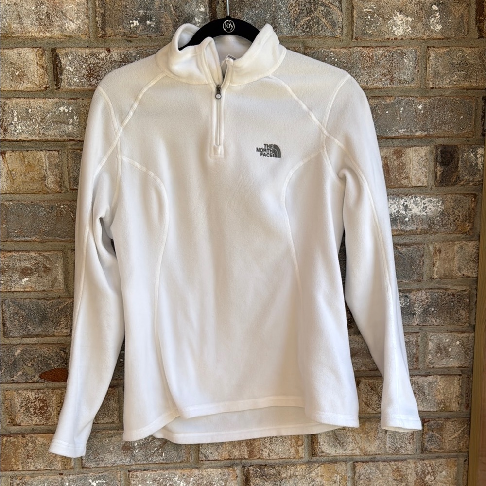The North Face White Quarter-Zip Pullover